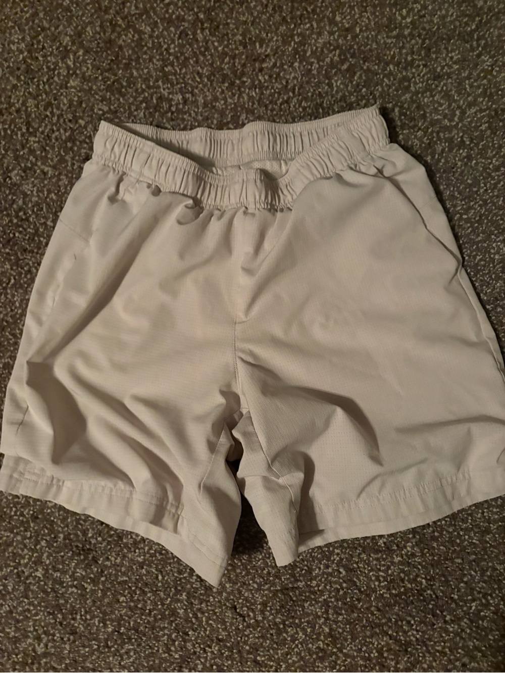Classic Men’s White Athletic Shorts